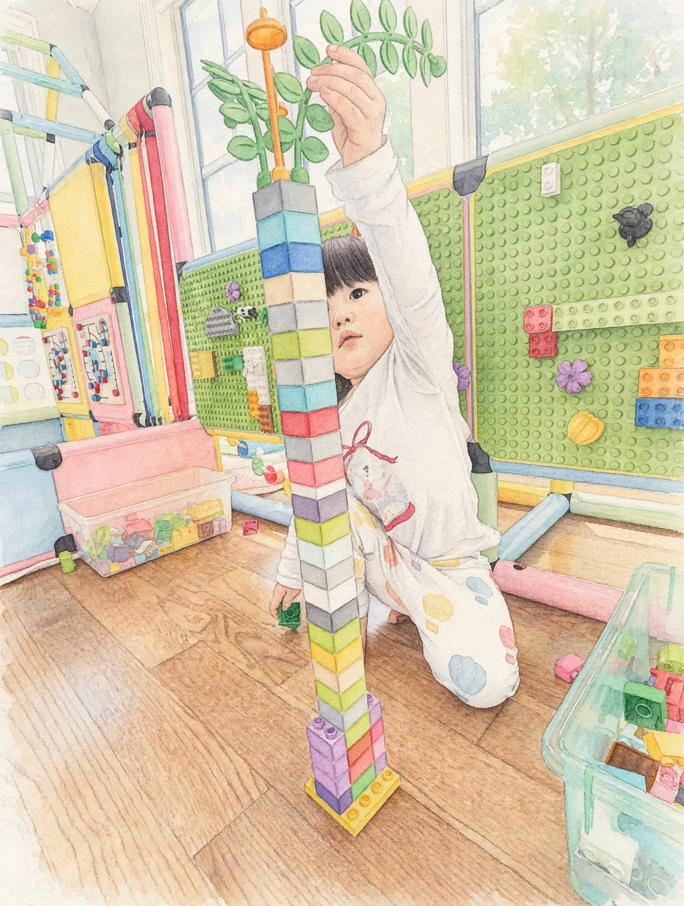 Tower building play