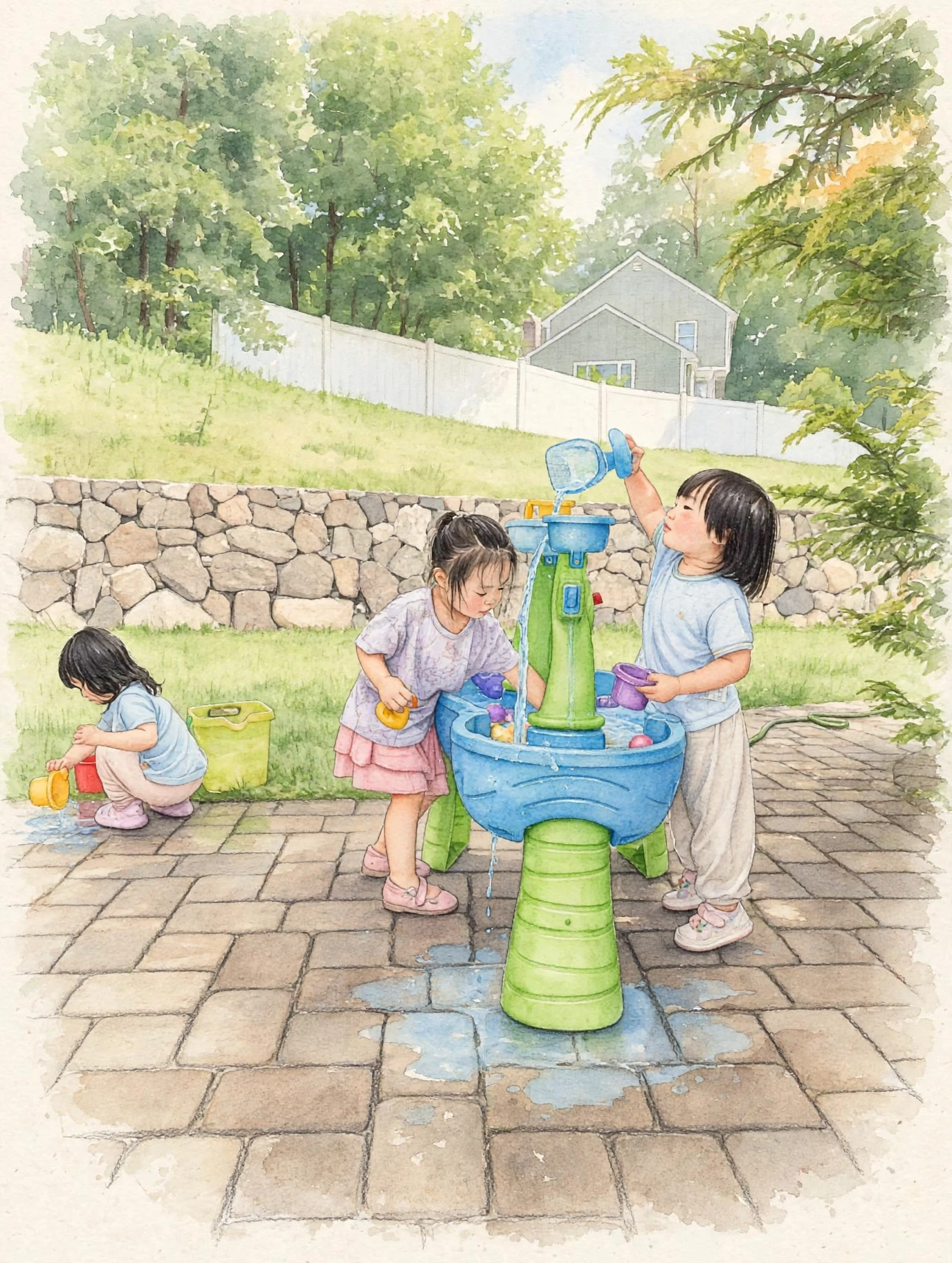 Children playing in sandbox